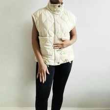 Zara Cream Oversized Quilted