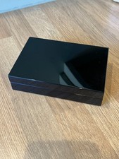 Empty Wooden black lacquered