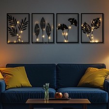 QXSXKJ Black Metal Wall Decor