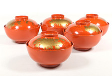 Meiji Era Lacquer Soup Bowl