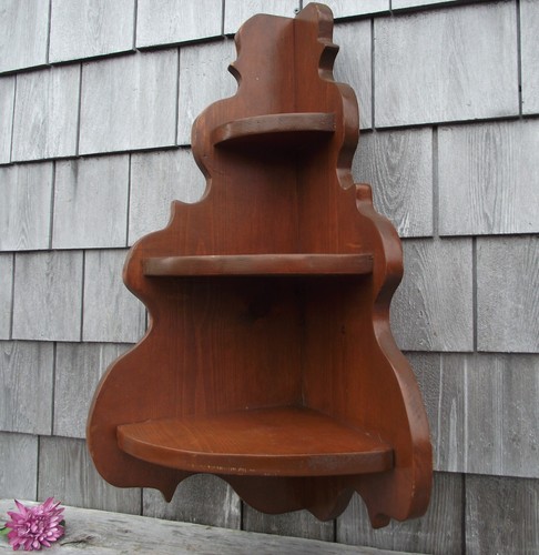 Solid wood corner wall - wood, hanging