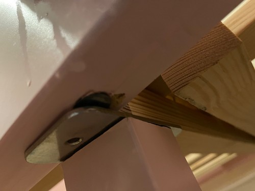 Toddler bed with - mattress, used