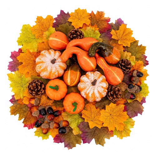 166 pcs artificial - 166, pumpkins
