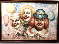  Large Vintage Oil Painting of