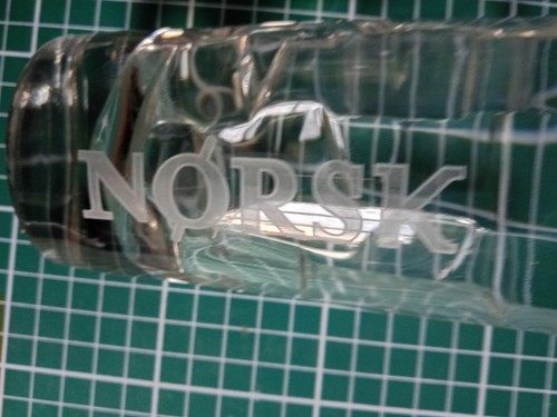 Vintage smirnoff norsk - norsk, glass