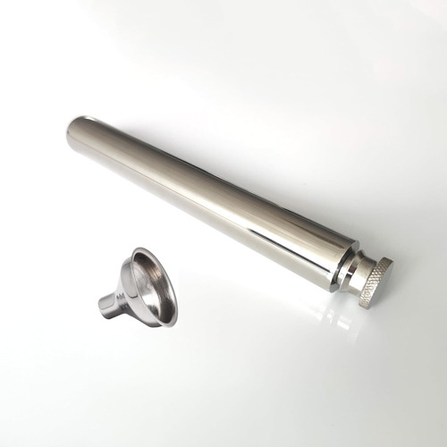Stainless steel 2oz tube - stainless,