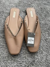 Ladies flat slip - shoes, size