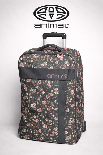 Animal wheeled suitcase - , floral