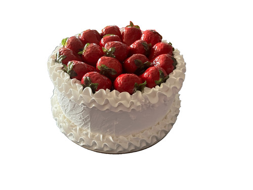 Faux white cake with - white,