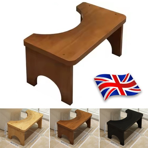 Sturdy bamboo toilet squat - bamboo,
