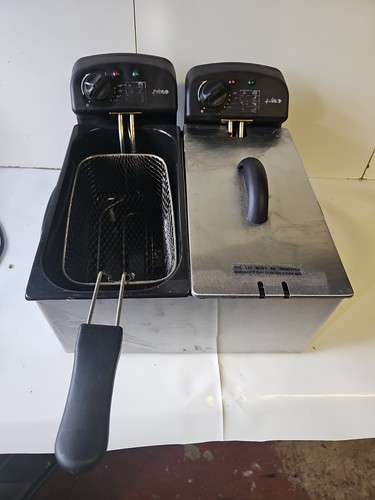 Double drawer deep fat fryer - deep,