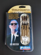 Very Rare Unicorn Golden 90% Tungsten Bob Anderson 20g World Champion Darts