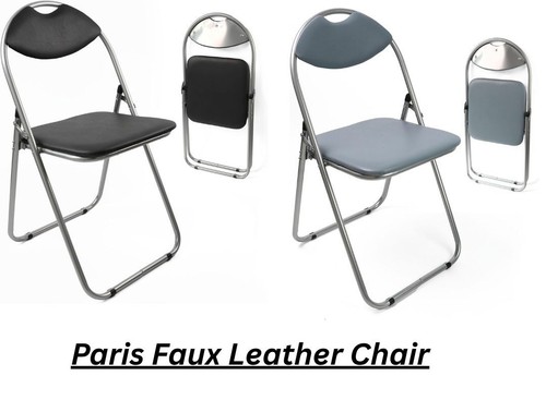 Paris faux leather chair - leather,