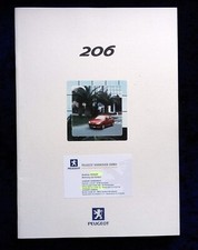 Peugeot 206 Brochure, 6.2000