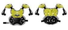 Adult MX Motocross Enduro Quad Body Roost Deflector Armour Fully Adjusts YELLOW
