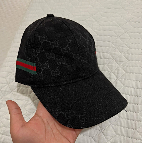 Gucci black monogram canvas - black, gg