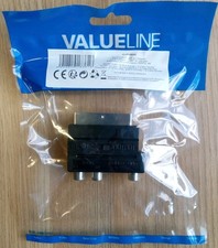 Valueline Switchable SCART AV Adapter SCART Male 3x RCA Female + S-Video Joblot