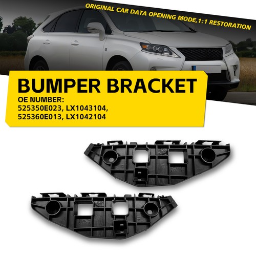Front bumper retainer brackets - front,