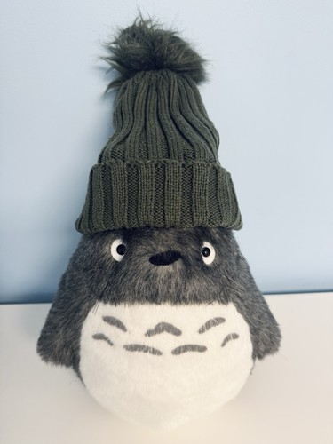 Khaki green knitted beanie hat - beanie,