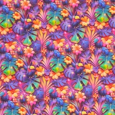 3D Cotton Fabric Prints - 100%