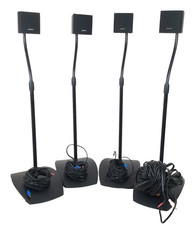 4x BOSE BLACK SINGLE CUBE