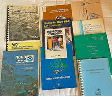 Lot of 12 Vintage Scuba Books