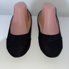 Black Flat Slip On Dolly Style (school/office Shoes UK Size 6 EU 39