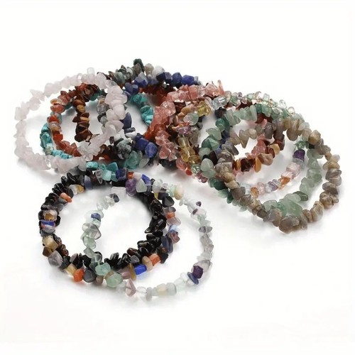 Natural gemstone chip - natural, stretch
