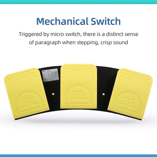 Fs20pro triple foot switch - °fs20pro,