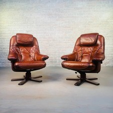 Pair Vintage Danish Tan