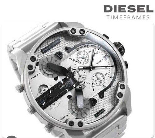 Diesel dz7421 silver quartz - diesel,