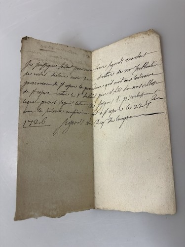 Antique french handwritten - antique,
