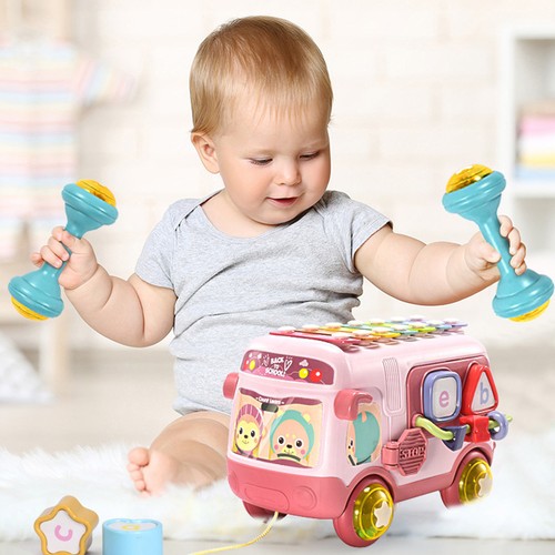 Baby musical xylophone toy bus - musical,