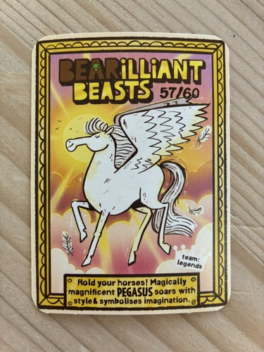 Bearilliant beasts card - yo,
