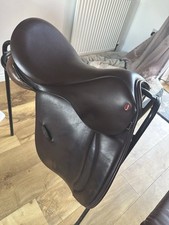 17” Wide Jeffries Stamford WH Havana  Brown Saddle