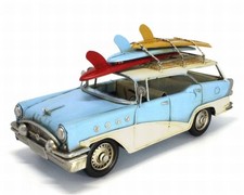 vintage tin car surf wagon