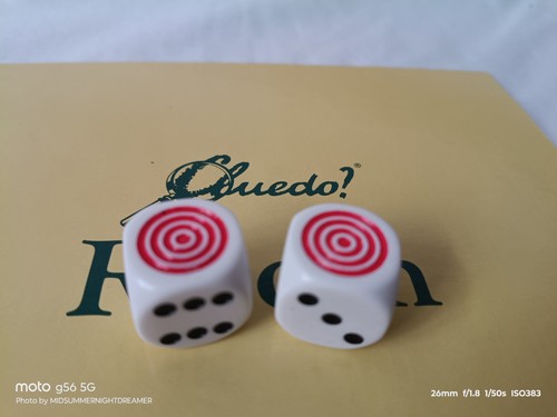 Pair cluedo dice - pair, of