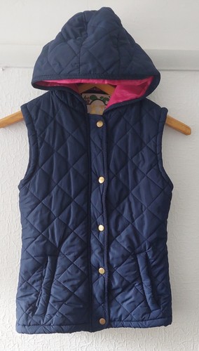 Girls navy blue gilet - girls,