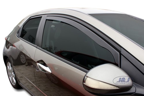 Wind deflectors fits honda - fits,