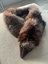 Rare Vintage Silver Fox Stole