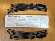 OO Hornby R640 left & R641 Right hand curved points in good condition