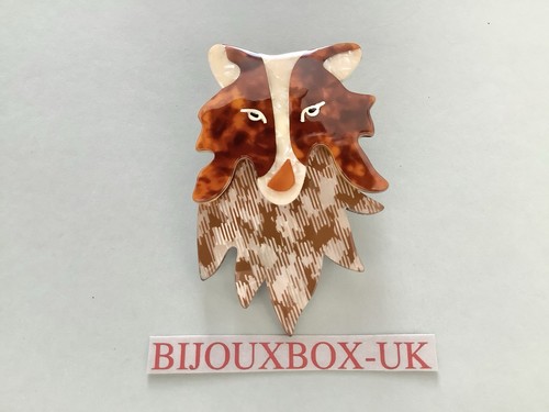 Lea stein collie head - lea,
