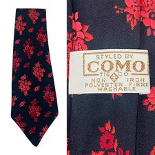 VINTAGE 70s Wide Kipper Tie