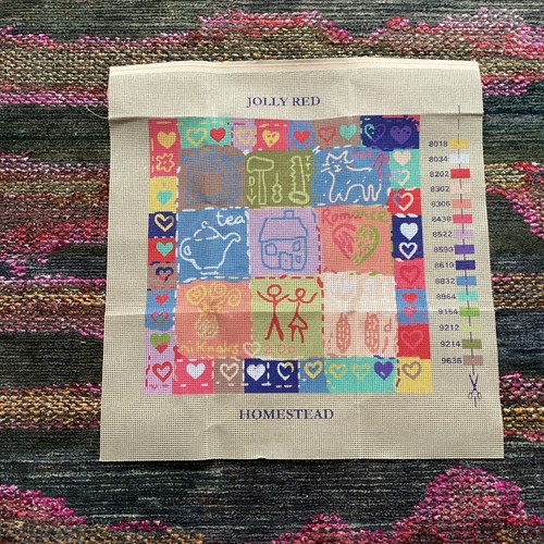 Jolly red homestead tapestry - jolly,