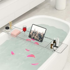 Extendable Bath Tub Tray Caddy