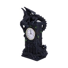 Duelling Dragon Clock Figurine