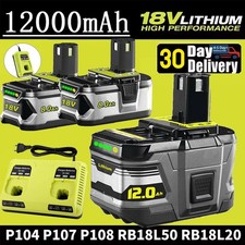 2X~1X Battery For Ryobi 18V