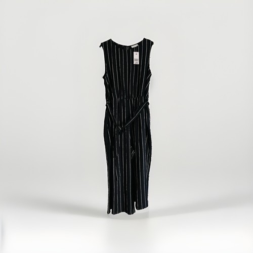 Papaya black white striped - white,