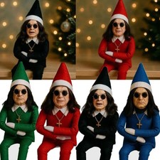 Ozzy Christmas Elf Doll Christmas Trees Decoration Ornament Music Godfather Doll