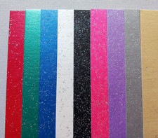 Glitter paper A5 sets of 9 or